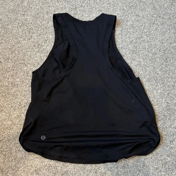Lululemon Black Running Tank - Picture 2 of 3